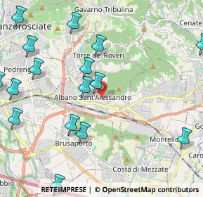 Mappa Via Cristoforo Colombo, 24061 Albano Sant'Alessandro BG, Italia (2.71)