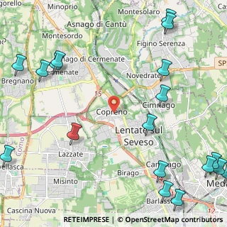 Mappa Via Asiago, 20823 Lentate sul Seveso MB, Italia (3.38)