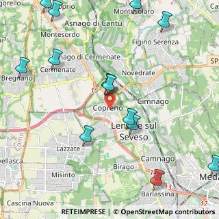 Mappa Via Asiago, 20823 Lentate sul Seveso MB, Italia (2.62071)