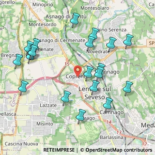 Mappa Via Asiago, 20823 Lentate sul Seveso MB, Italia (2.307)