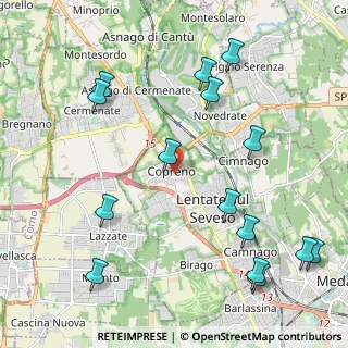 Mappa Via Asiago, 20823 Lentate sul Seveso MB, Italia (2.57933)