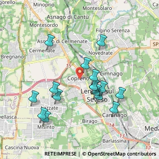 Mappa Via Asiago, 20823 Lentate sul Seveso MB, Italia (1.87)