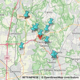 Mappa Via Asiago, 20823 Lentate sul Seveso MB, Italia (3.41818)