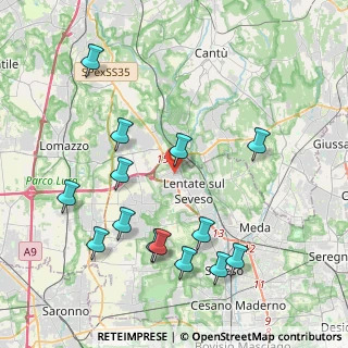 Mappa Via Asiago, 20823 Lentate sul Seveso MB, Italia (4.47214)