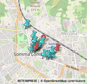 Mappa Via G. Mameli, 21019 Somma Lombardo VA, Italia (0.3245)