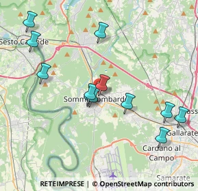 Mappa Via G. Mameli, 21019 Somma Lombardo VA, Italia (3.94083)