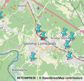 Mappa Via G. Mameli, 21019 Somma Lombardo VA, Italia (2.89083)