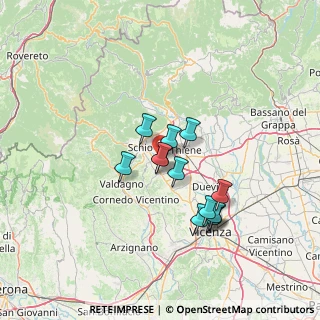 Mappa Via degli Alpini, 36030 San Vito di Leguzzano VI, Italia (10.99077)