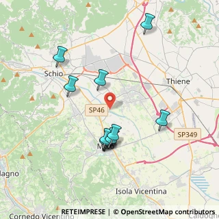 Mappa Via degli Alpini, 36030 San Vito di Leguzzano VI, Italia (3.65)