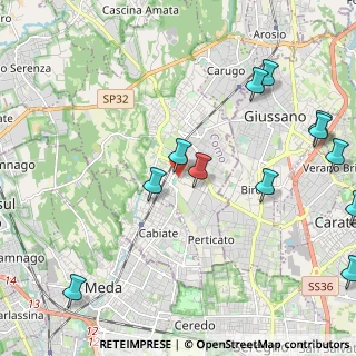 Mappa Mariano Comense, 22066 Mariano Comense CO, Italia (2.71583)