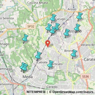 Mappa Mariano Comense, 22066 Mariano Comense CO, Italia (2.22231)