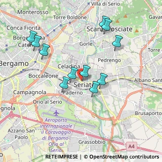 Mappa Via Trilussa, 24068 Seriate BG, Italia (1.85364)