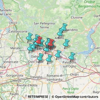 Mappa Via Trilussa, 24068 Seriate BG, Italia (9.034)