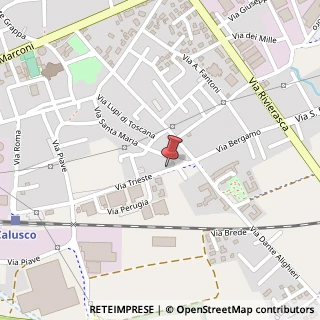 Mappa Via Trieste, 569, 24033 Calusco d'Adda BG, Italia, 24033 Calusco d'Adda, Bergamo (Lombardia)