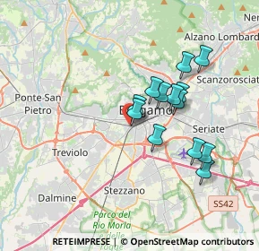 Mappa Via Comin Ventura, 24127 Bergamo BG, Italia (2.94692)