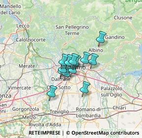 Mappa Via Comin Ventura, 24127 Bergamo BG, Italia (6.79692)