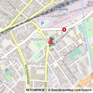Mappa Via per Zanica, 1A, 24126 Bergamo, Bergamo (Lombardia)