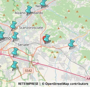 Mappa Via Camillo Benso Conte di Cavour, 24061 Albano Sant'Alessandro BG, Italia (6.28417)