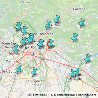 Mappa Piazza Caduti, 24061 Albano Sant'Alessandro BG, Italia (9.5555)