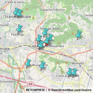 Mappa Piazza Caduti, 24061 Albano Sant'Alessandro BG, Italia (2.09)