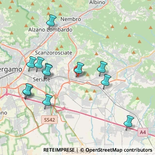 Mappa Piazza Caduti, 24061 Albano Sant'Alessandro BG, Italia (4.55083)