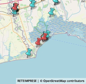 Mappa Via Celeste, 33054 Lignano Sabbiadoro UD, Italia (10.374)