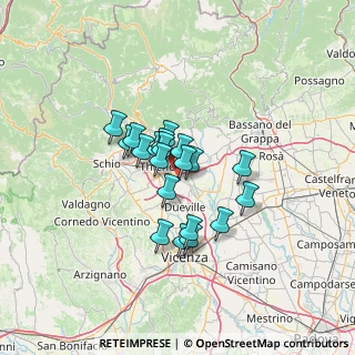 Mappa Via 2 Giugno, 36030 Sarcedo VI, Italia (8.966)