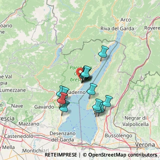 Mappa Via Monsignor Giacomo Tavernini, 25084 Gargnano BS, Italia (10.61438)