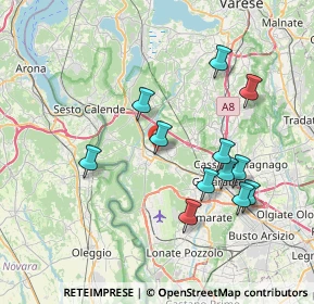 Mappa Viale Manzoni, 21019 Somma Lombardo VA, Italia (7.3225)