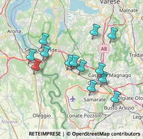 Mappa Viale Manzoni, 21019 Somma Lombardo VA, Italia (6.56)