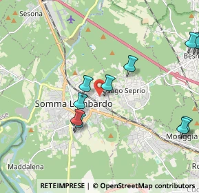 Mappa Viale Manzoni, 21019 Somma Lombardo VA, Italia (2.63308)