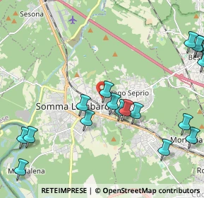 Mappa Viale Manzoni, 21019 Somma Lombardo VA, Italia (2.842)