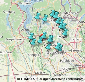 Mappa Viale Manzoni, 21019 Somma Lombardo VA, Italia (12.1045)