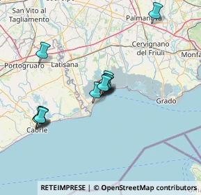 Mappa Via Miramare, 33054 Lignano Sabbiadoro UD, Italia (11.8575)