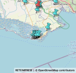 Mappa Via Abruzzo, 34073 Grado GO, Italia (5.8605)