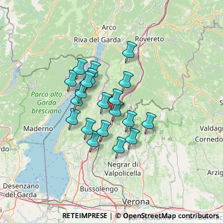 Mappa Via del Baldo, 37020 Brentino Belluno VR, Italia (10.4655)