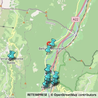 Mappa Via del Baldo, 37020 Brentino Belluno VR, Italia (2.865)
