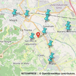 Mappa Via Fornace Vecchia, 36030 San Vito di Leguzzano VI, Italia (2.43727)