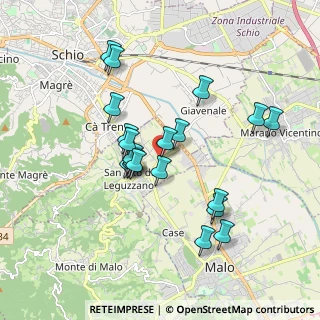 Mappa Via Fornace Vecchia, 36030 San Vito di Leguzzano VI, Italia (1.623)