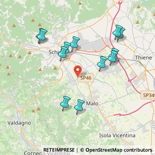 Mappa Via Fornace Vecchia, 36030 San Vito di Leguzzano VI, Italia (4.13667)