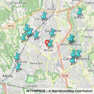 Mappa Via Carlo Pisacane, 20833 Giussano MB, Italia (2.26688)