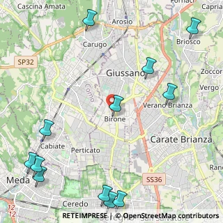 Mappa Via Carlo Pisacane, 20833 Giussano MB, Italia (3.1425)