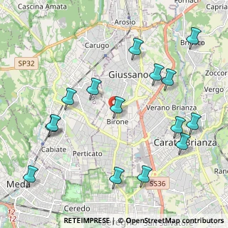 Mappa Via Carlo Pisacane, 20833 Giussano MB, Italia (2.42)