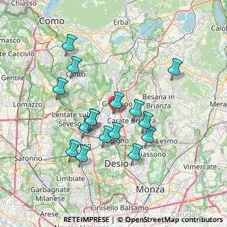 Mappa Via Carlo Pisacane, 20833 Giussano MB, Italia (6.72438)