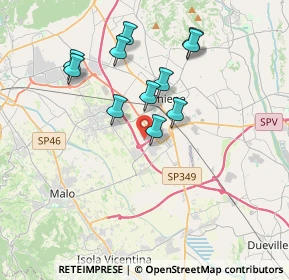 Mappa Via della Repubblica Serenissima, 36016 Thiene VI, Italia (3.30636)