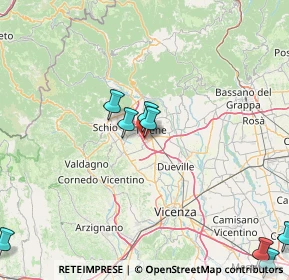 Mappa Via della Repubblica Serenissima, 36016 Thiene VI, Italia (30.96154)