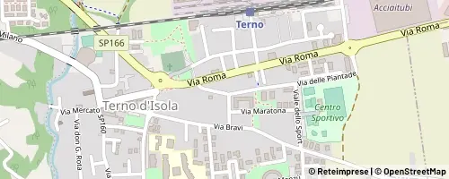 Mappa Terno d'Isola