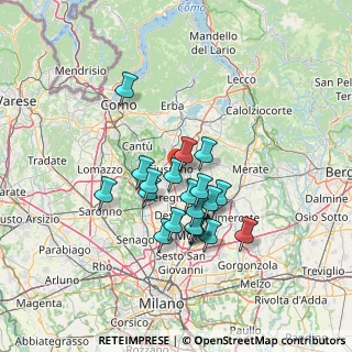 Mappa Via N. Sauro, 20050 Verano Brianza MB, Italia (10.985)