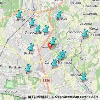 Mappa Via N. Sauro, 20050 Verano Brianza MB, Italia (2.14769)