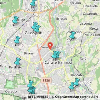 Mappa Via N. Sauro, 20050 Verano Brianza MB, Italia (2.99929)